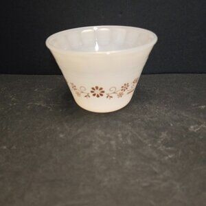 DYNAWARE MILK GLASS CUSTARD CUP